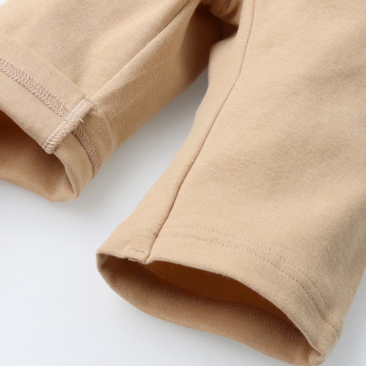 【WEB限定】日本製スパンフライス無地ハーフパンツ | こどもの森e-shop | 詳細画像5 