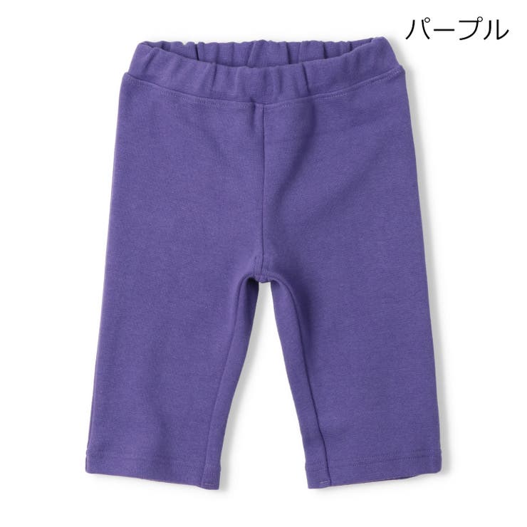 パープル | 【WEB限定】日本製スパンフライス6分丈ハーフパンツ | こどもの森e-shop