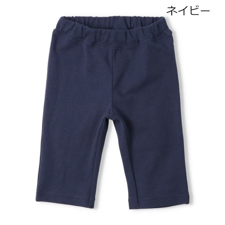 ネイビー | 【WEB限定】日本製スパンフライス6分丈ハーフパンツ | こどもの森e-shop