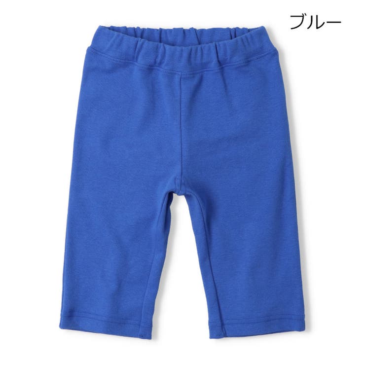 ブルー | 【WEB限定】日本製スパンフライス6分丈ハーフパンツ | こどもの森e-shop