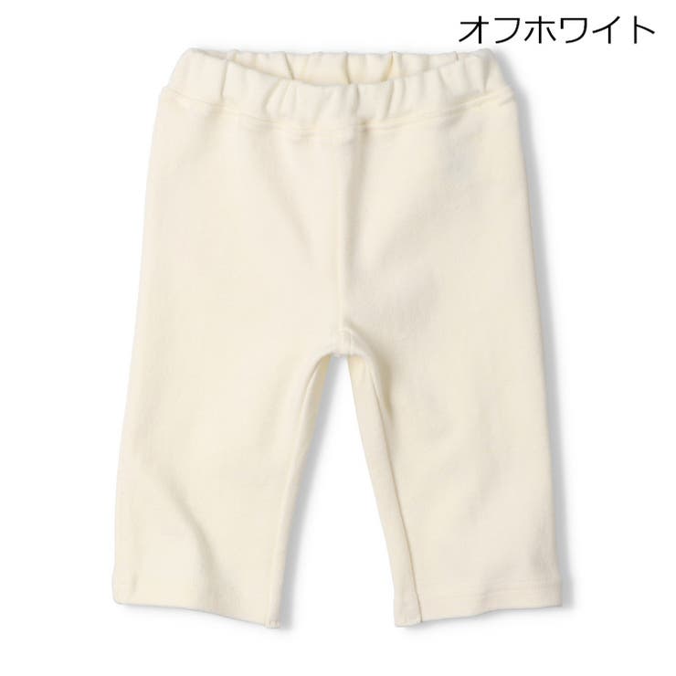 オフホワイト | 【WEB限定】日本製スパンフライス6分丈ハーフパンツ  | こどもの森e-shop