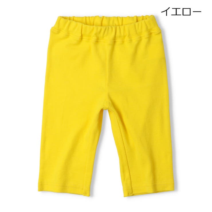 イエロー | 【WEB限定】日本製スパンフライス6分丈ハーフパンツ  | こどもの森e-shop