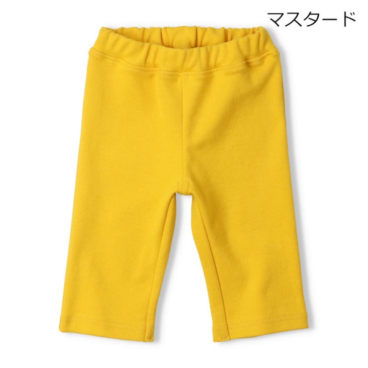 マスタード | 【WEB限定】日本製スパンフライス6分丈ハーフパンツ  | こどもの森e-shop
