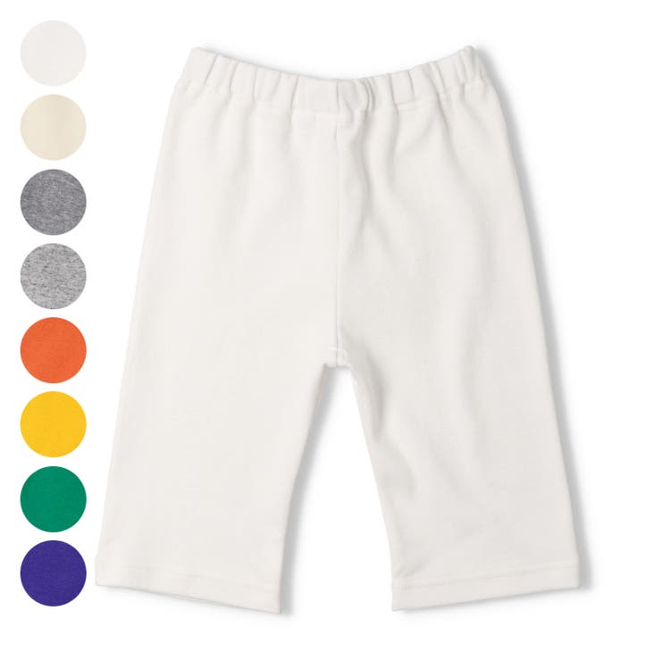 【WEB限定】日本製スパンフライス6分丈ハーフパンツ | こどもの森e-shop | 詳細画像1 