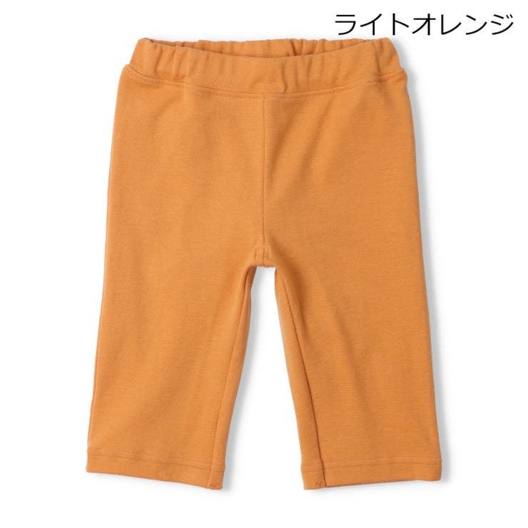 ライトオレンジ | 【WEB限定】日本製スパンフライス6分丈ハーフパンツ | こどもの森e-shop