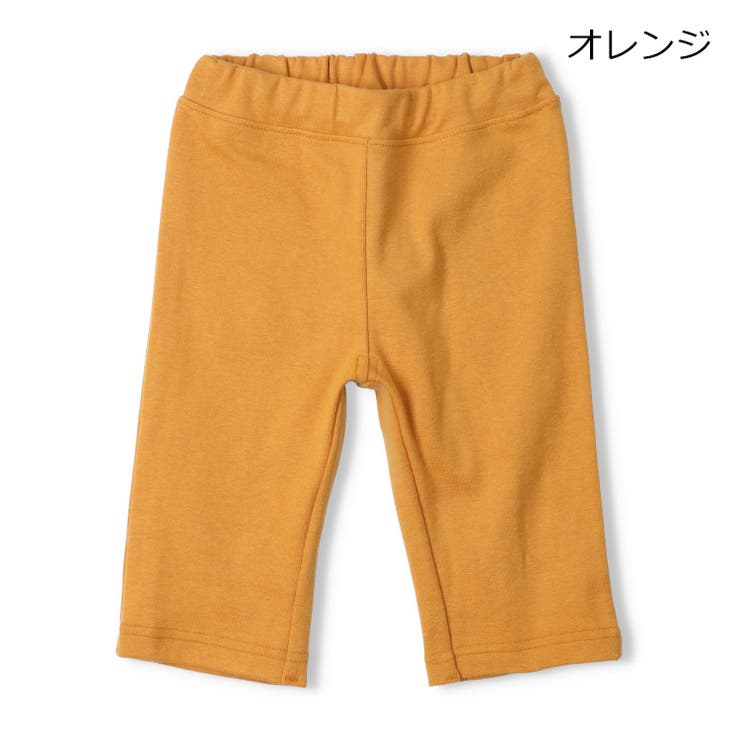 オレンジ | 【WEB限定】日本製スパンフライス6分丈ハーフパンツ | こどもの森e-shop