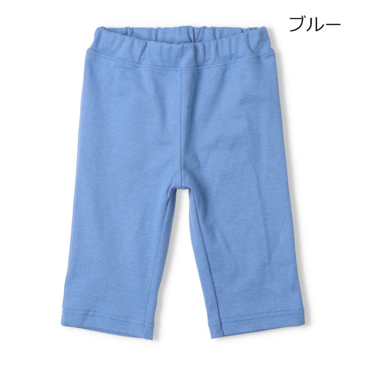 ブルー | 【WEB限定】日本製スパンフライス6分丈ハーフパンツ | こどもの森e-shop