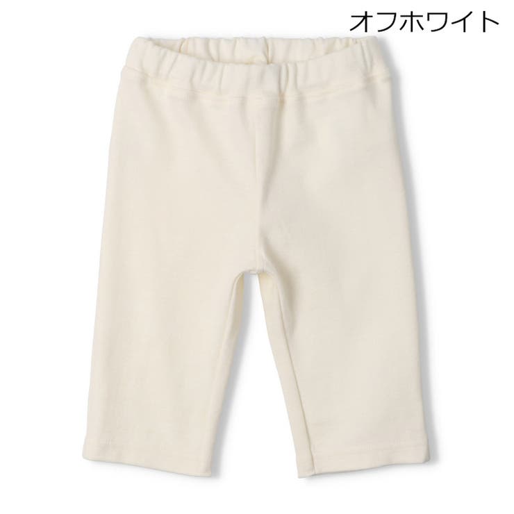 オフホワイト | 【WEB限定】日本製スパンフライス6分丈ハーフパンツ | こどもの森e-shop