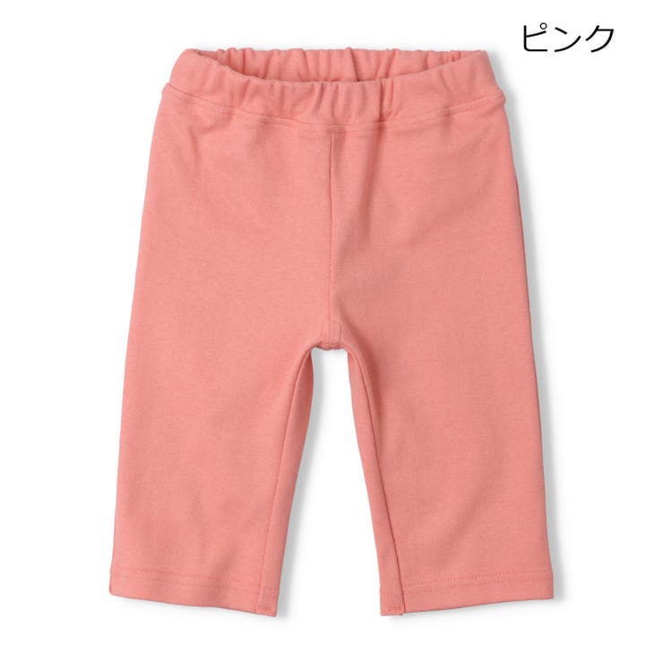 ピンク | 【WEB限定】日本製スパンフライス6分丈ハーフパンツ | こどもの森e-shop