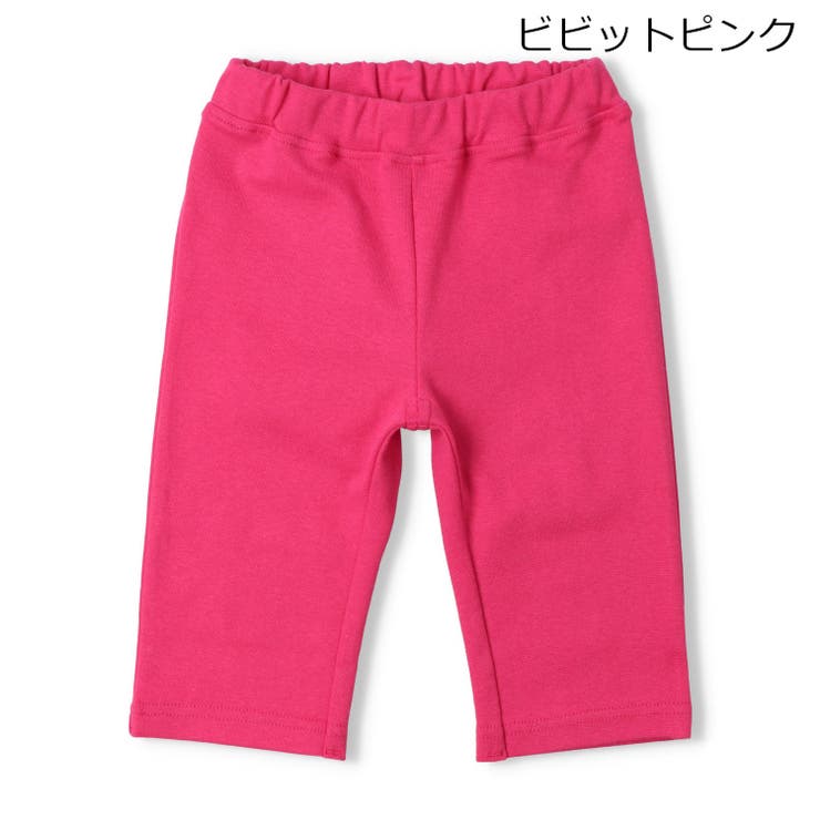 ビビッドピンク | 【WEB限定】日本製スパンフライス6分丈ハーフパンツ | こどもの森e-shop