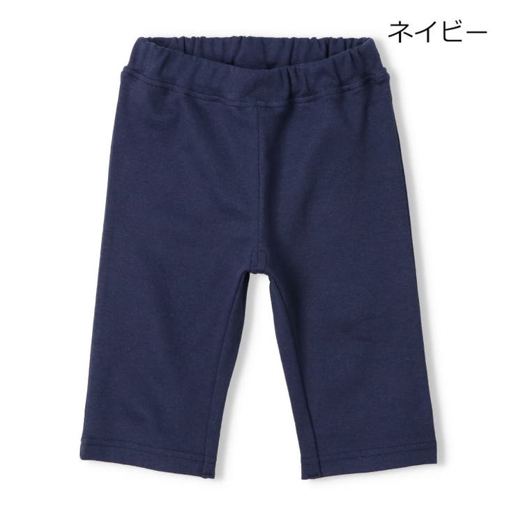 ネイビー | 【WEB限定】日本製スパンフライス6分丈ハーフパンツ | こどもの森e-shop