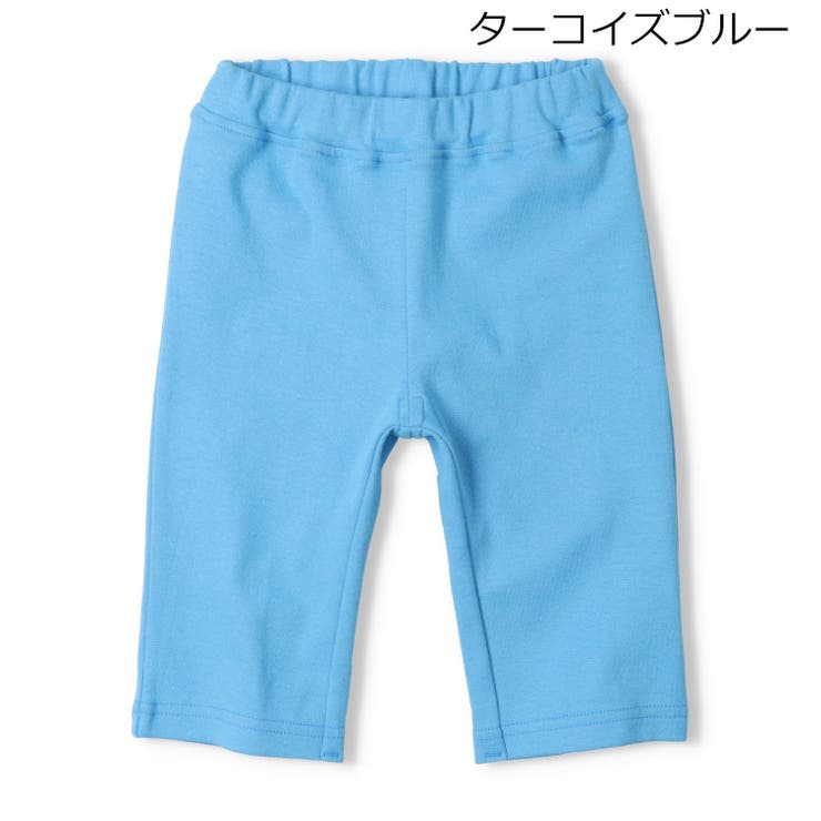 ターコイズブルー | 【WEB限定】日本製スパンフライス6分丈ハーフパンツ | こどもの森e-shop