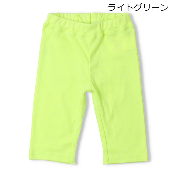 ライトグリーン | 【WEB限定】日本製スパンフライス6分丈ハーフパンツ | こどもの森e-shop
