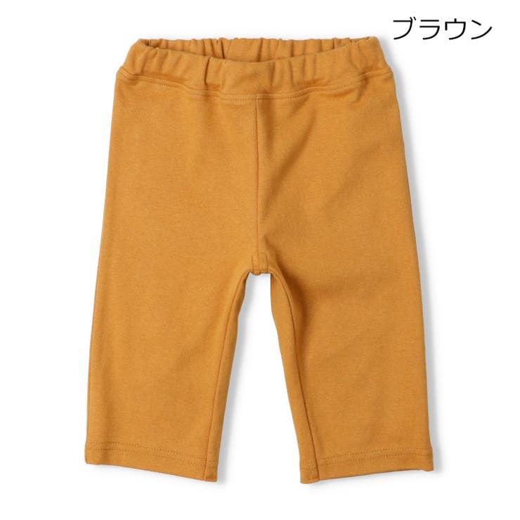 ブラウン | 【WEB限定】日本製スパンフライス6分丈ハーフパンツ | こどもの森e-shop
