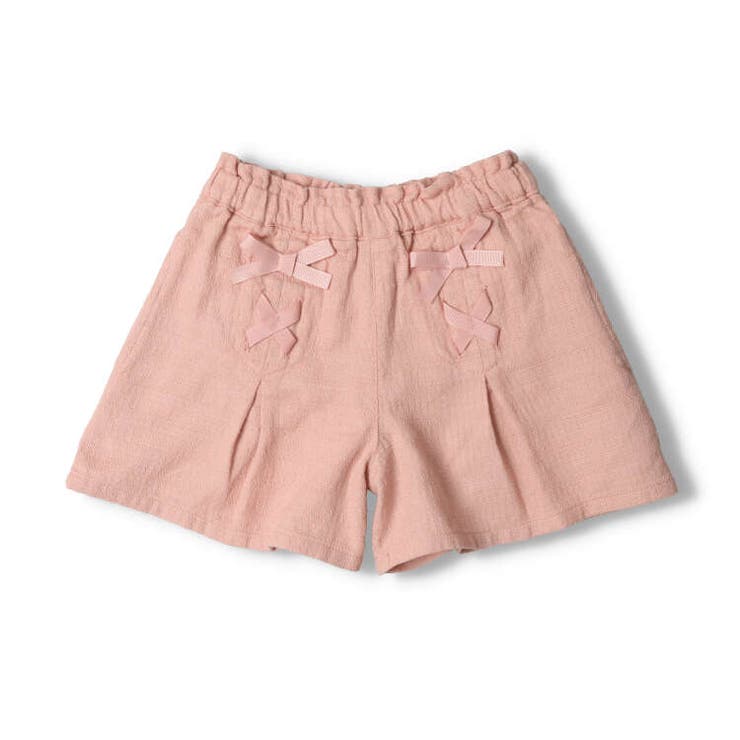 moujonjon リボン付きキュロットパンツ 90cm[品番：MTIK0005157