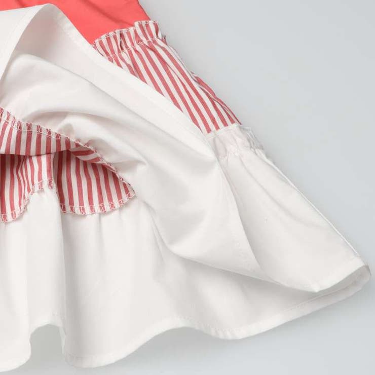 切替ティアード半袖ワンピース 80cm～140cm M42309 | こどもの森e-shop | 詳細画像7 