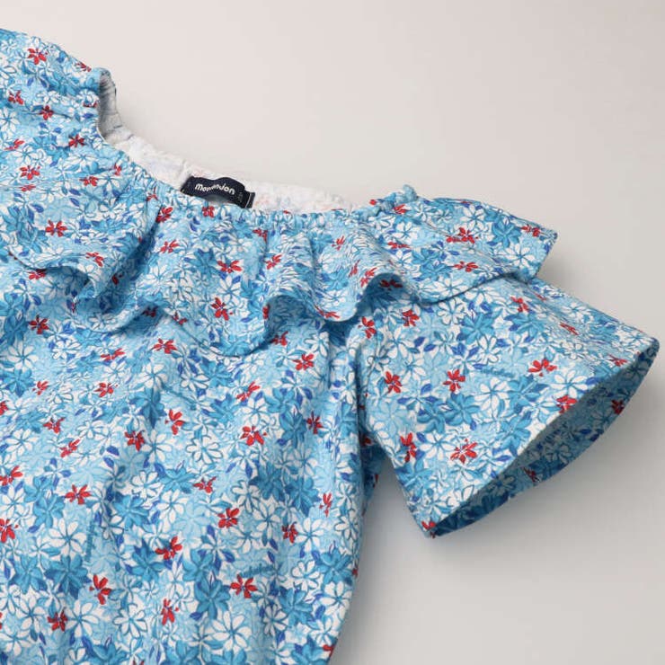 花柄プリントフリル半袖Tシャツ 80cm～140cm M42813 | こどもの森e-shop | 詳細画像5 