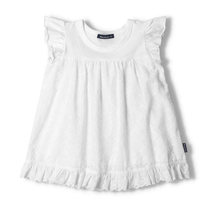 レース切替袖フリルチュニックTシャツ 80cm～140cm M42816 | こどもの森e-shop | 詳細画像2 