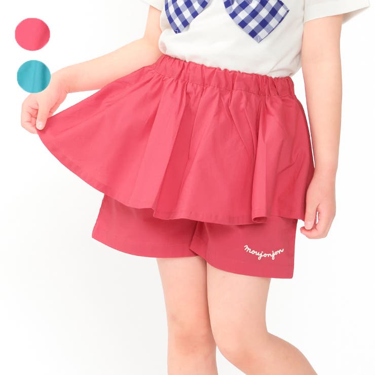 ストレッチダンプフリル3分丈ショートパンツ 90cm～140cm M43114 | こどもの森e-shop | 詳細画像1 