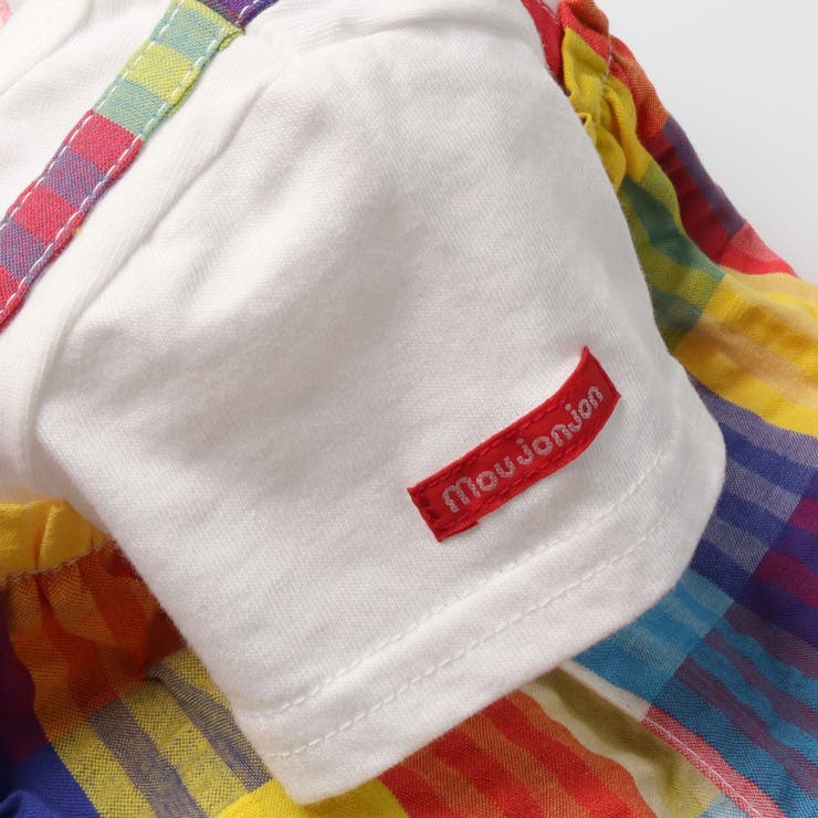 ストライプ・チェック柄切替半袖ワンピース | こどもの森e-shop | 詳細画像6 