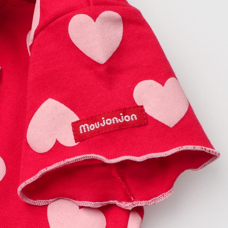 ハート総柄半袖ロンパース・Tオール | こどもの森e-shop | 詳細画像7 