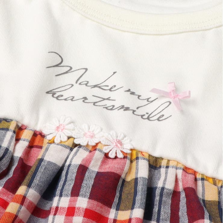 チェック柄切替チュニックＴシャツ | こどもの森e-shop | 詳細画像5 