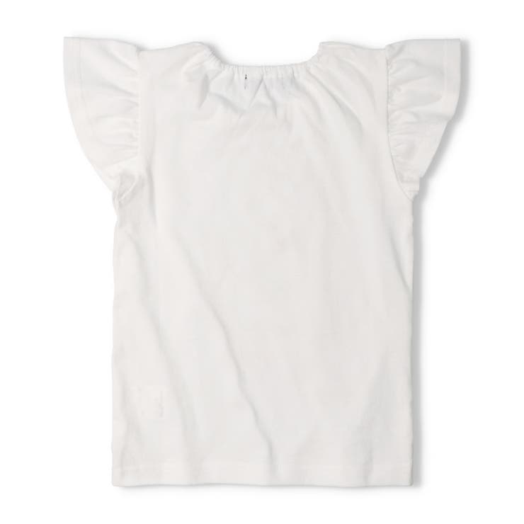 子供服moujonjon(ムージョンジョン)ねこ・りんごアップリケ半袖Ｔシャツ80cm～130cmM4487