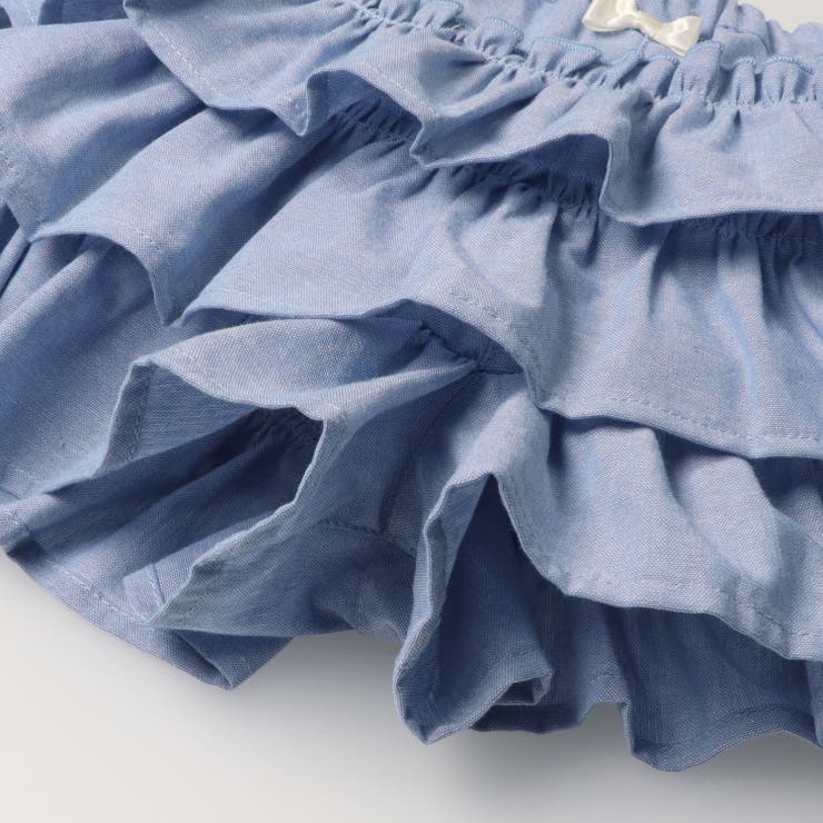 小花柄・無地ダンガリーフリルショートパンツ | こどもの森e-shop | 詳細画像6 