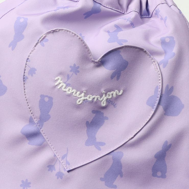 子供服moujonjon(ムージョンジョン)うさぎ柄水陸両用ショートパンツ80cm～130cmM4517