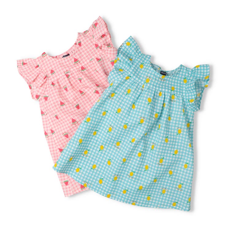 フルーツチェック柄ワンピース | こどもの森e-shop | 詳細画像8 