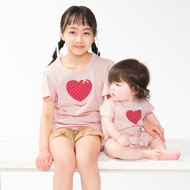 ハートアップリケ半袖Ｔシャツ | こどもの森e-shop | 詳細画像11 