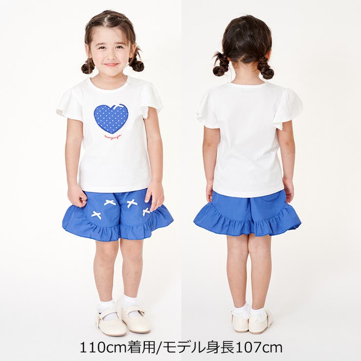 ハートアップリケ半袖Ｔシャツ | こどもの森e-shop | 詳細画像7 
