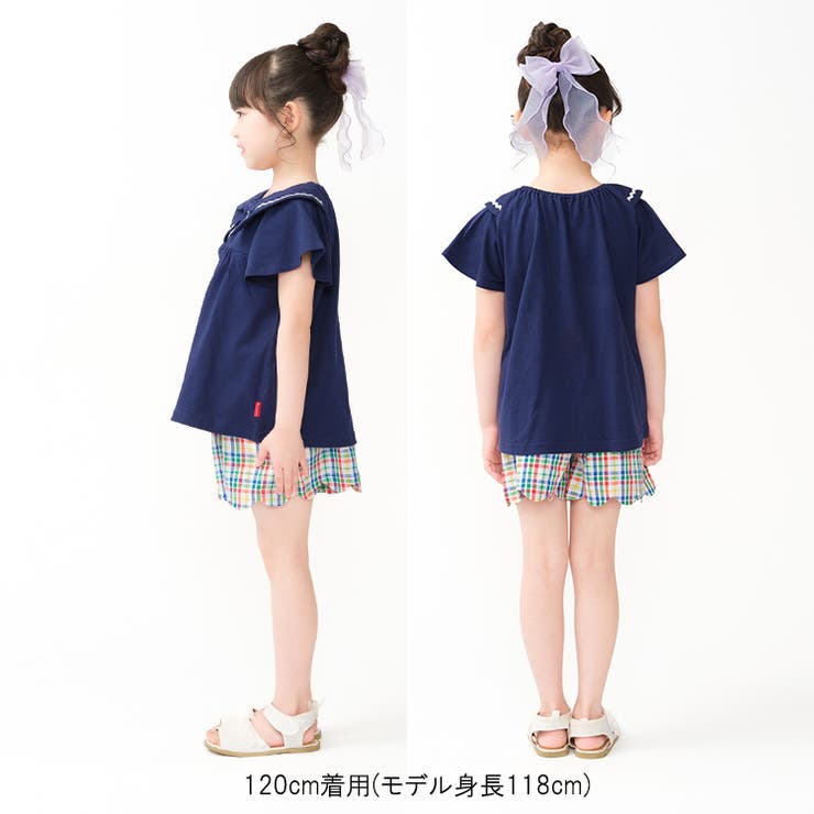 リボン衿付き半袖Ｔシャツ | こどもの森e-shop | 詳細画像8 