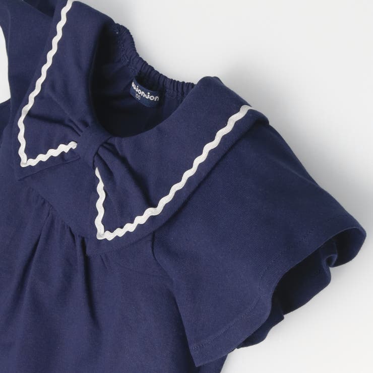 リボン衿付き半袖Ｔシャツ | こどもの森e-shop | 詳細画像3 