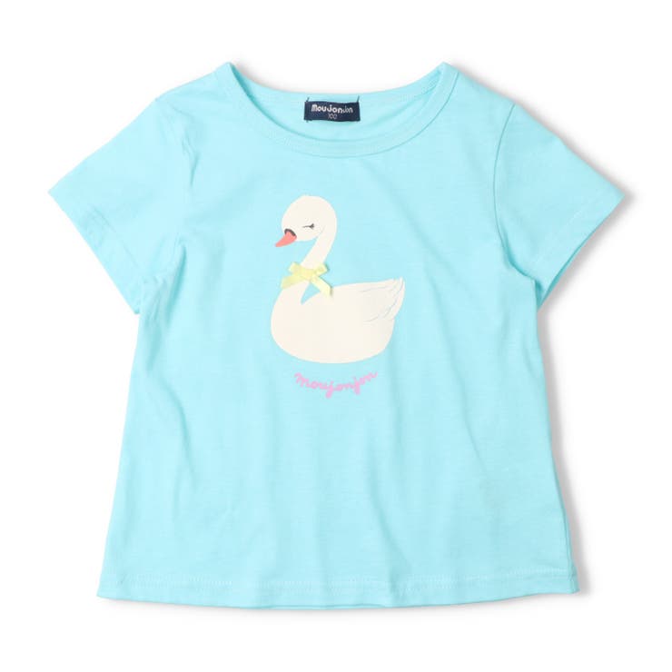 白鳥 | 動物・白鳥プリントＴシャツ | こどもの森e-shop
