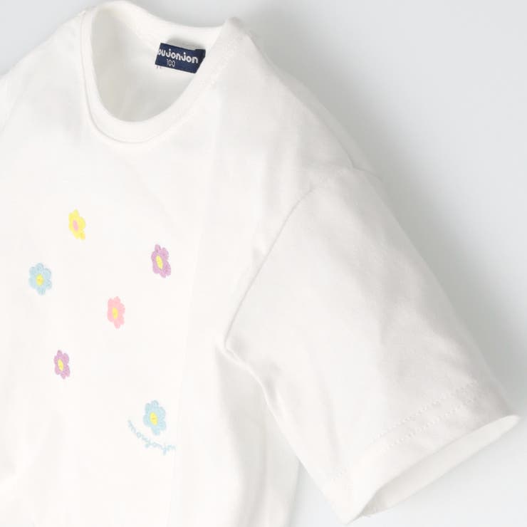 【WEB限定】お花刺繍半袖Ｔシャツ | こどもの森e-shop | 詳細画像3 