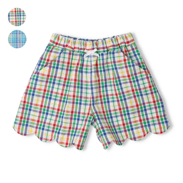 サッカーチェックショートパンツ | こどもの森e-shop | 詳細画像1 