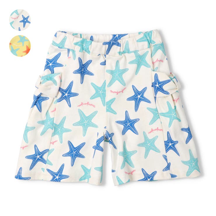 ヒトデ柄ハーフパンツ | こどもの森e-shop | 詳細画像1 