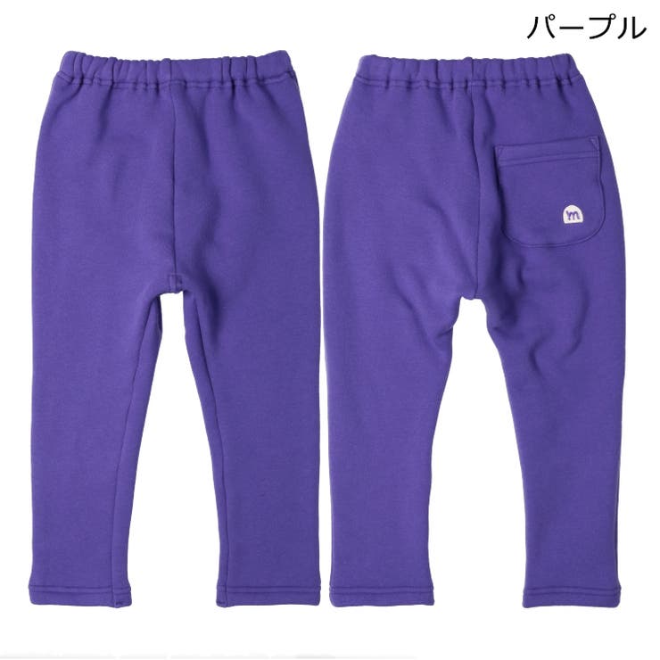 【子供服】moujonjon(ムージョンジョン)【ネット限定】日本製裏起毛無地長パンツ90cm～140cmM51054