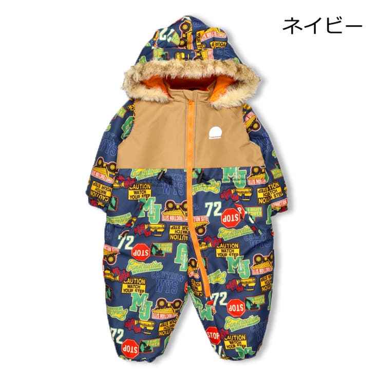 働く車ロゴ柄スノーコンビ | こどもの森e-shop | 詳細画像3 