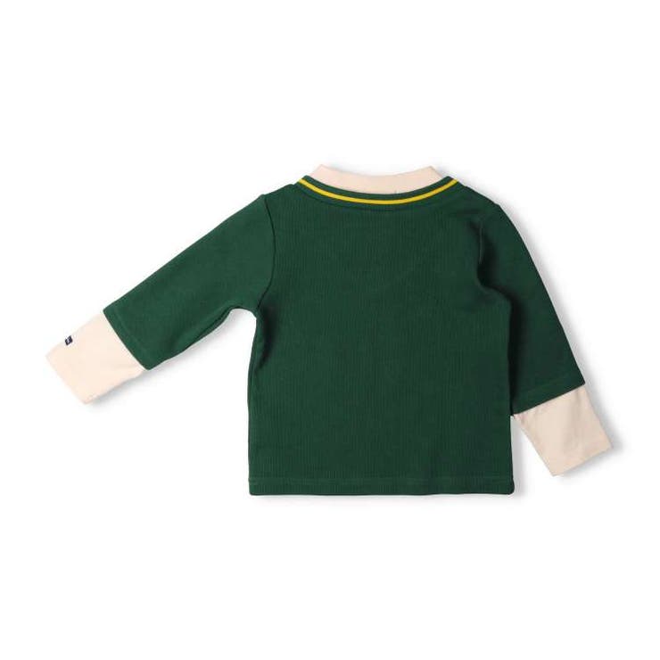 レイヤード風長袖Tシャツ・ロンT 80cm～140cm M52802 | こどもの森e-shop | 詳細画像4 