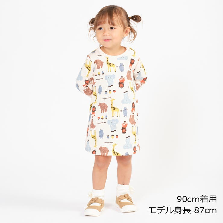 Moujonjon 日本製動物柄ワンピース 80cm 品番 Mtik こどもの森e Shop コドモノモリイーショップ のキッズファッション通販 Shoplist ショップリスト