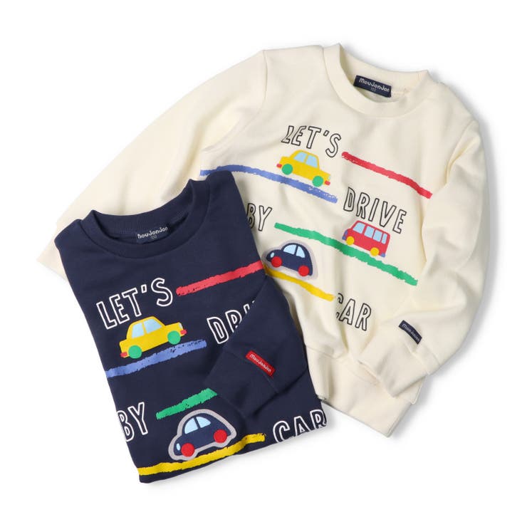 車ワッペンプリント裏毛トレーナー | こどもの森e-shop | 詳細画像8 