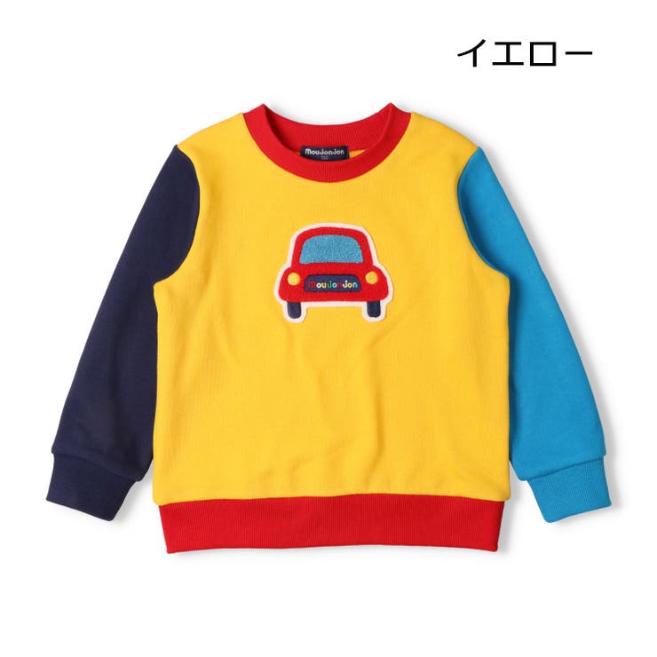 車サガラ刺繍裏毛トレーナー | こどもの森e-shop | 詳細画像2 