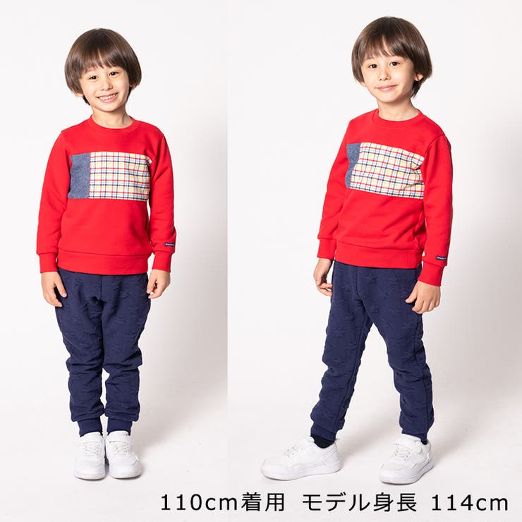 チェック柄切替裏毛トレーナー | こどもの森e-shop | 詳細画像11 