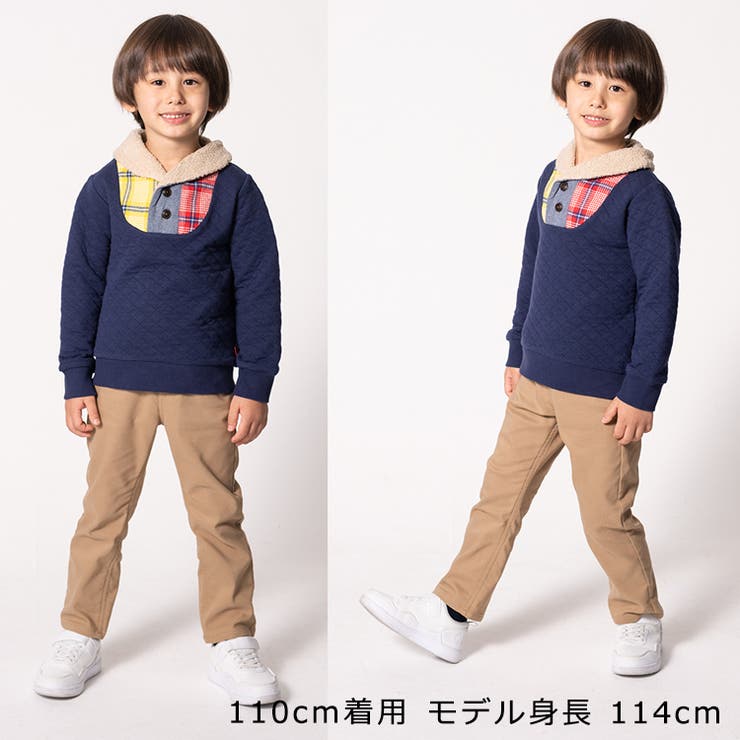 ボア衿ニットキルトトレーナー | こどもの森e-shop | 詳細画像8 