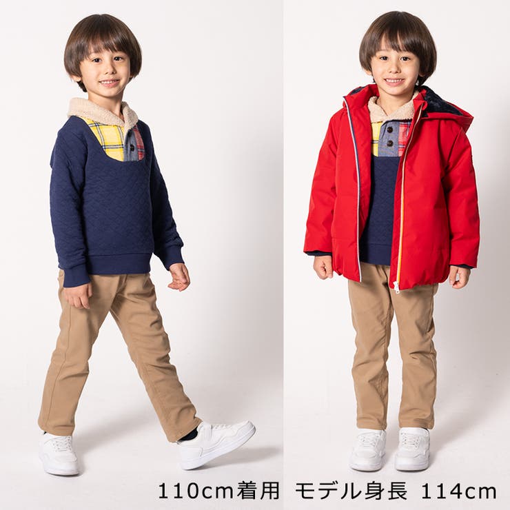 ボア衿ニットキルトトレーナー | こどもの森e-shop | 詳細画像9 