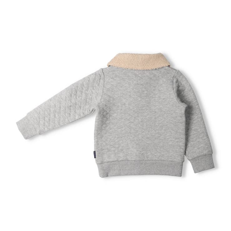 ボア衿ニットキルトトレーナー | こどもの森e-shop | 詳細画像2 