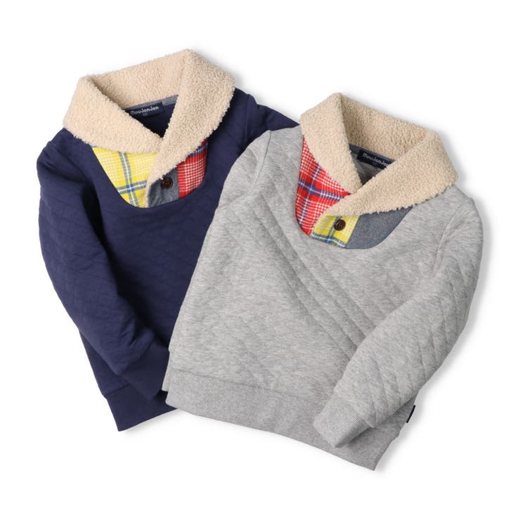 ボア衿ニットキルトトレーナー | こどもの森e-shop | 詳細画像7 