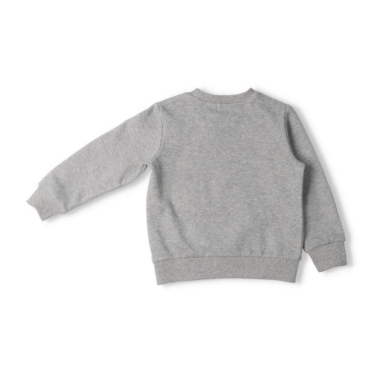 星ワッペンロゴプリント裏毛トレーナー | こどもの森e-shop | 詳細画像2 